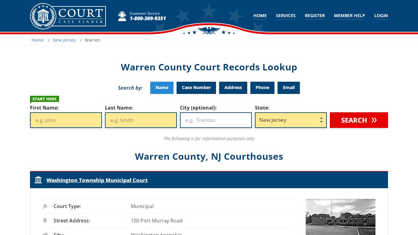 Warren County Court Records | NJ Case Lookup